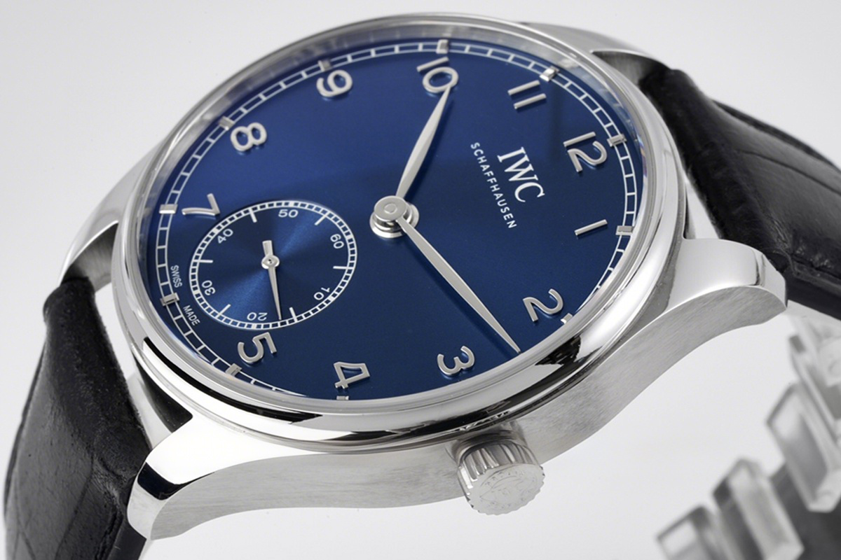 IWC Portugieser Automatic 40 IW358305 Blue Dial in Steel-fasswatch