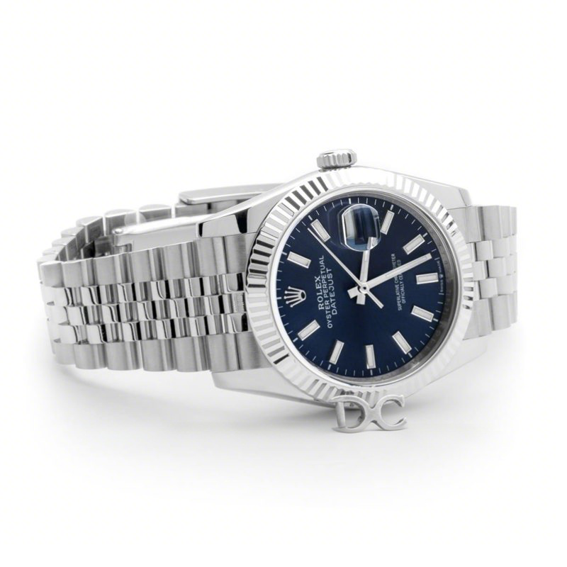 Rolex Datejust 36 116234 Blue Dial with Stick Markers-fasswatch