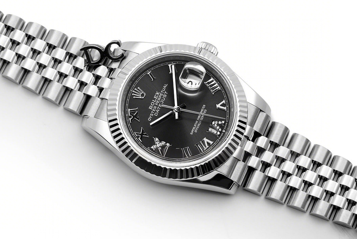 Rolex Datejust 36 116234 Grey Dial with Roman Numeral Markers-fasswatch