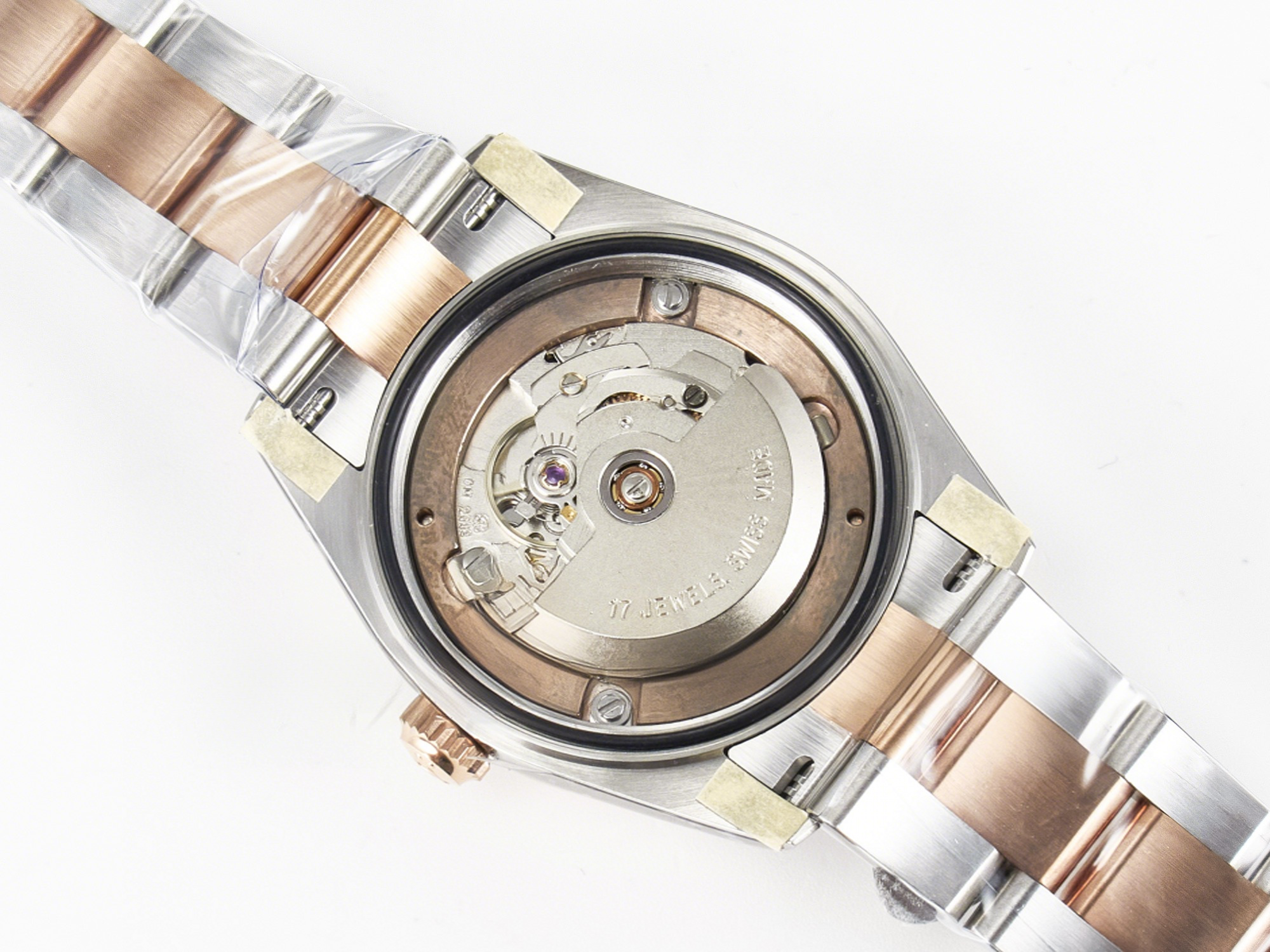 Rolex DateJust 31 278271 ARF 1:1 Best Edition 904L Steel Brown Roman Diamonds Dial on SS/RG Oyster Bracelet ETA 2688-fasswatch