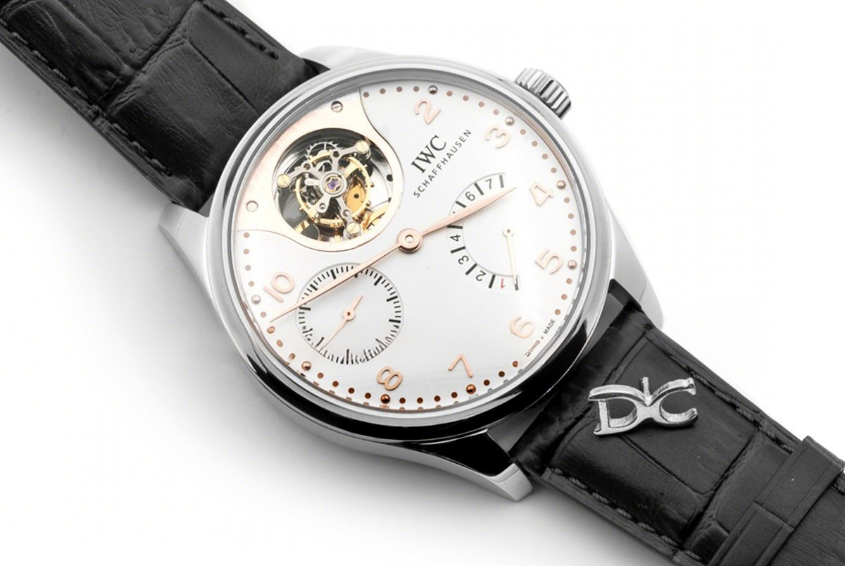 IWC Portuguese Tourbillon Mystère Rétrograde IW504201 in White Gold-fasswatch