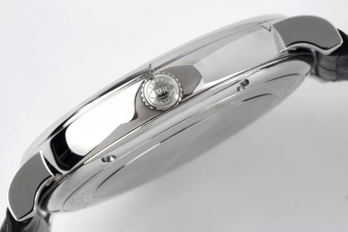 IWC Portofino Automatic IW356502 Black Dial in Steel-fasswatch