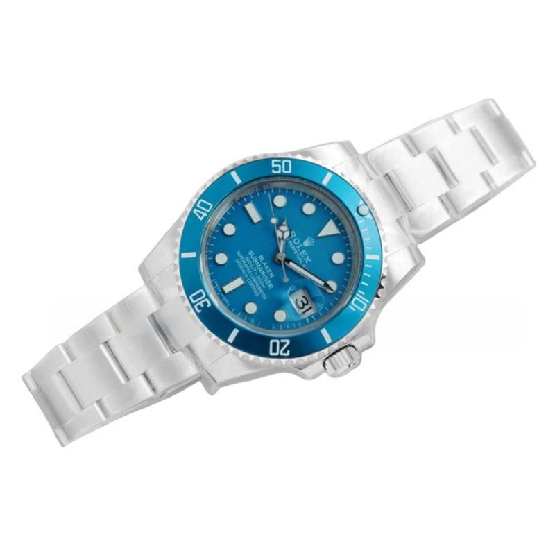Rolex Blaken Submariner Blue-fasswatch