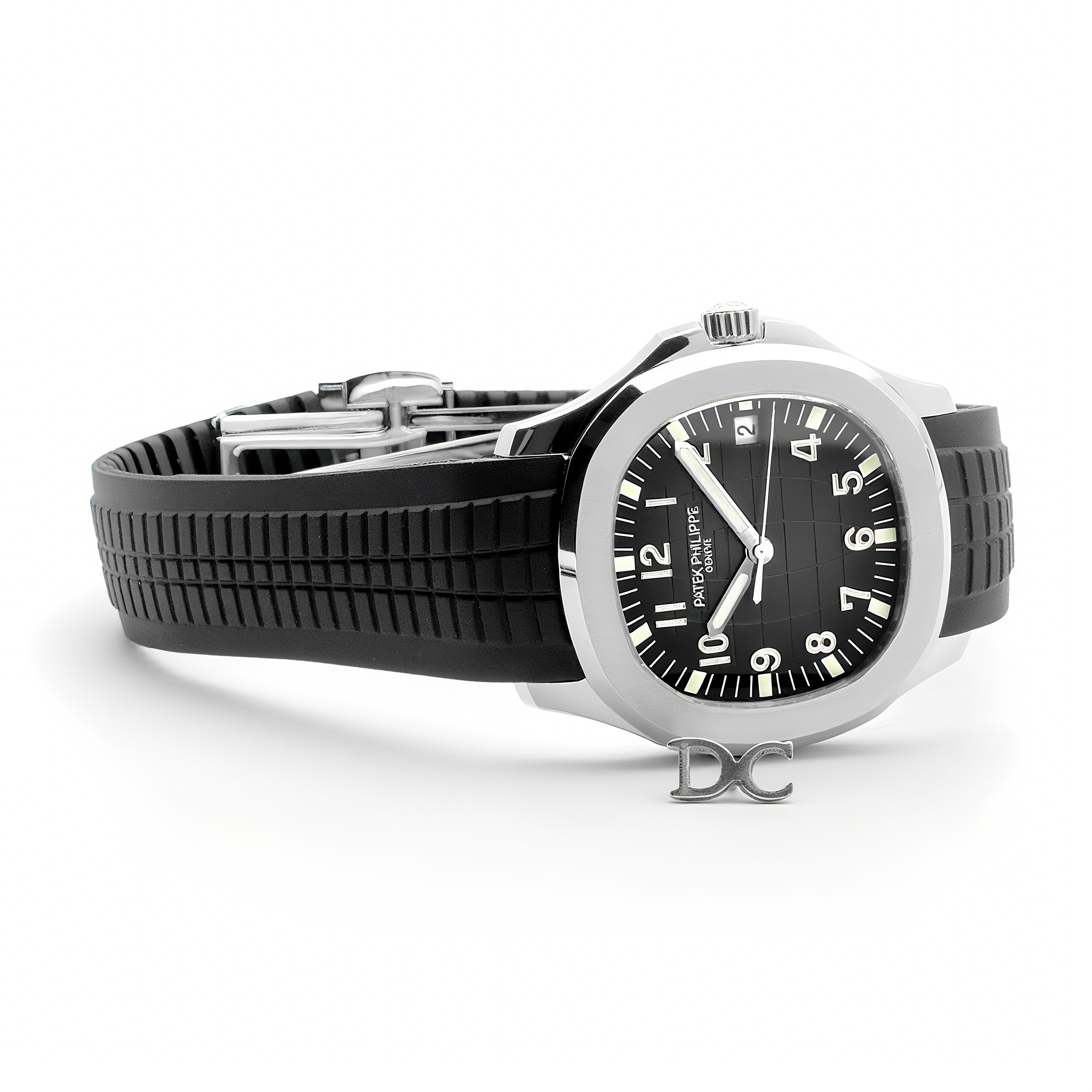 Patek Philippe Aquanaut 5167 Black Dial in Stainless Steel-fasswatch