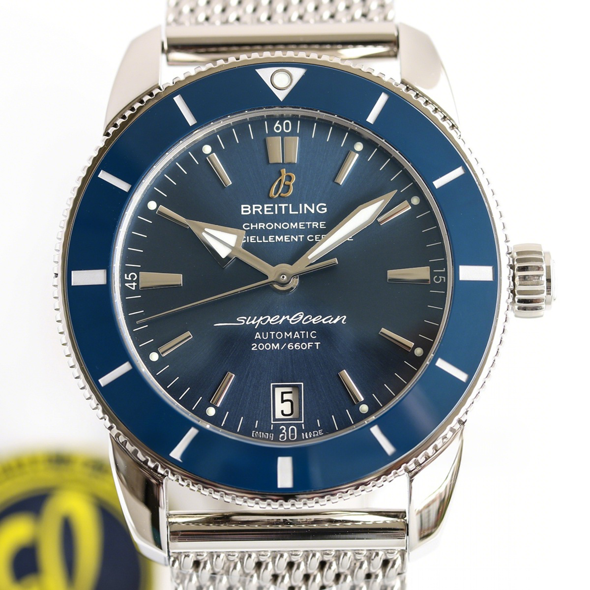 Breitling Superocean Heritage II B20 Automatic 42mm in Blue Dial on Blue Bezel-fasswatch