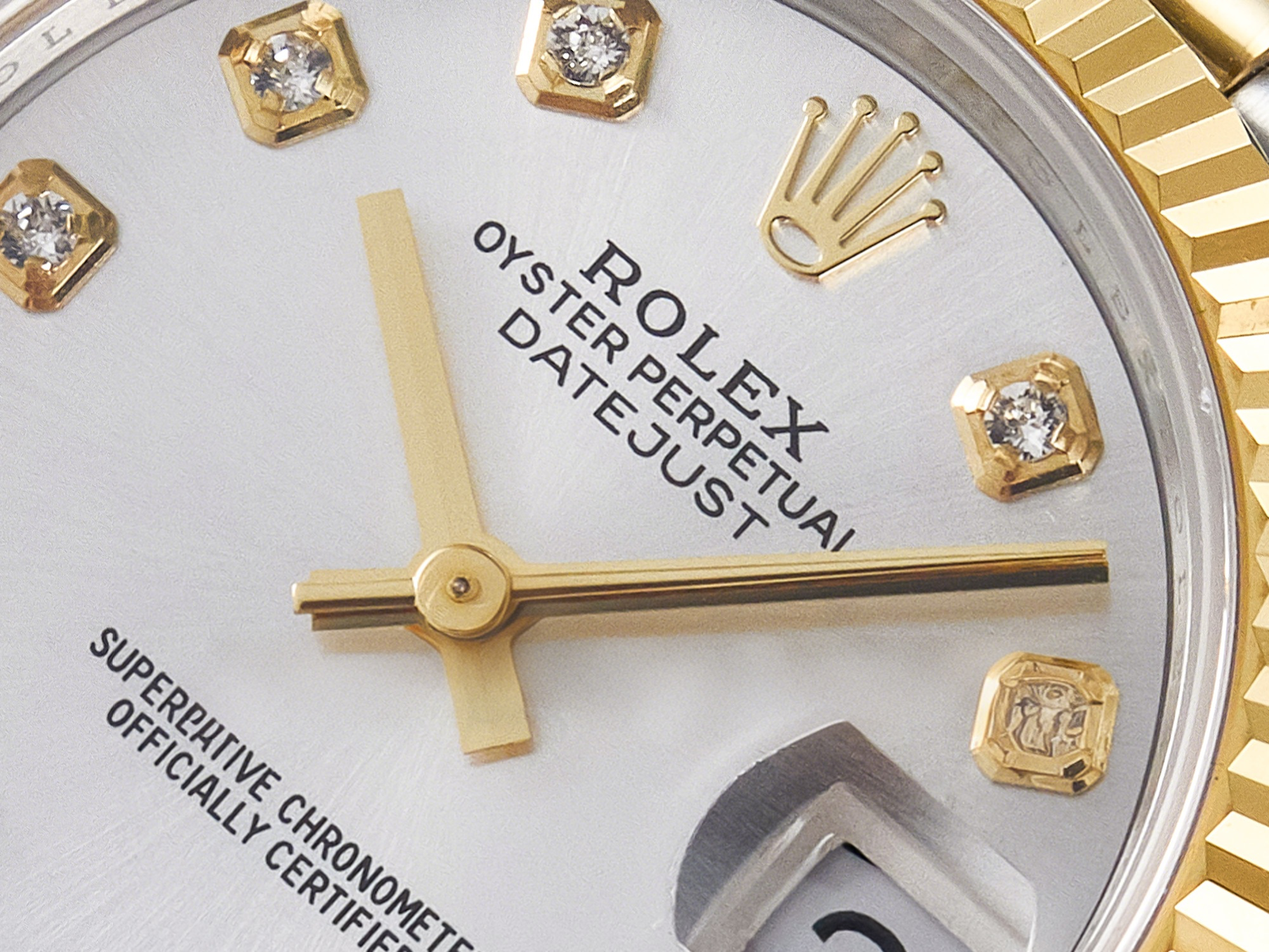 Rolex DateJust 31 278273 ARF 1:1 Best Edition 904L Steel Silver Diamonds Dial on SS/YG Jubilee Bracelet ETA 2688-fasswatch