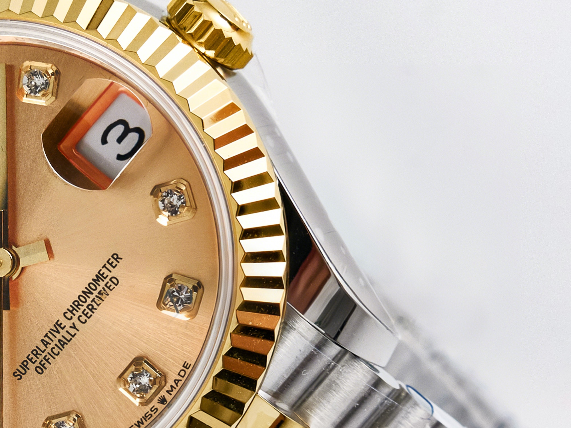 Rolex DateJust 31 278273 ARF 1:1 Best Edition 904L Steel YG Diamonds Dial on SS/YG Jubilee Bracelet ETA 2688-fasswatch