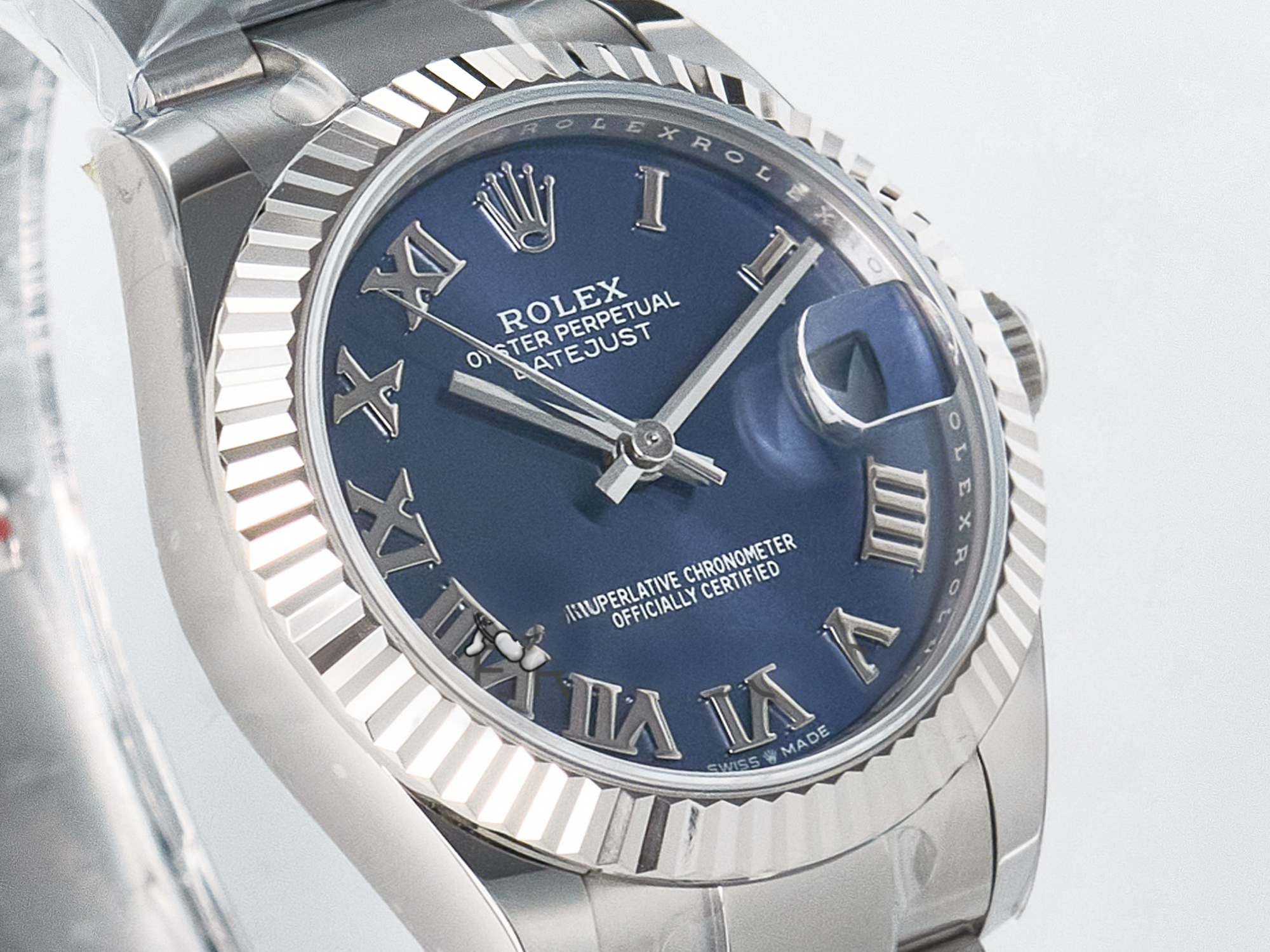 Rolex DateJust 31 278274 ARF 1:1 Best Edition 904L Steel Blue Roman Dial on SS Oyster Bracelet ETA 2688-fasswatch