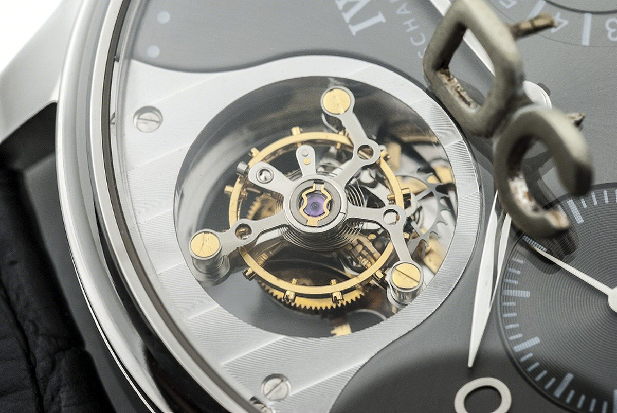 IWC Portuguese Tourbillon Mystère Rétrograde IW504401 in White Gold-fasswatch