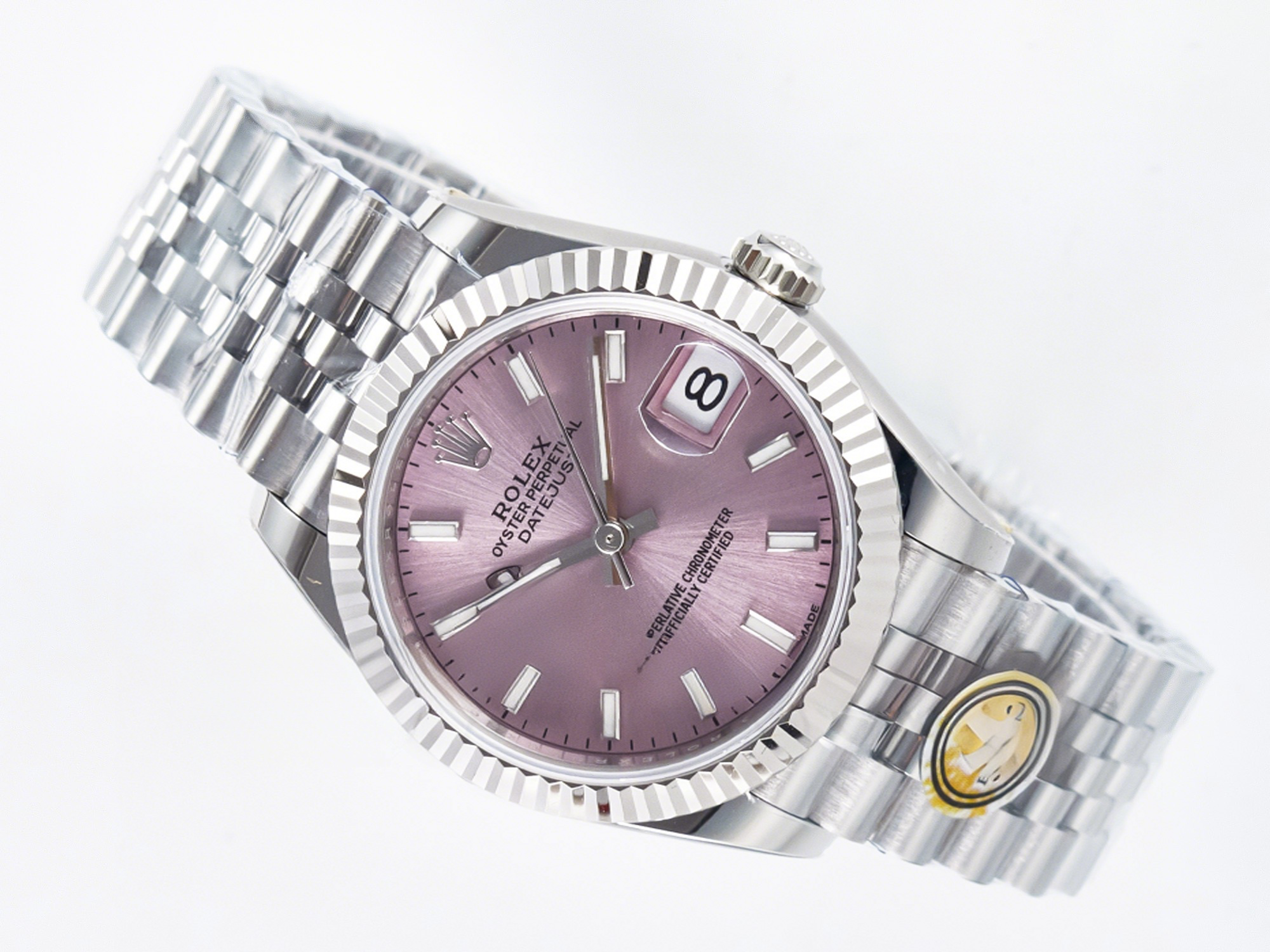 Rolex DateJust 31 278274 ARF 1:1 Best Edition 904L Steel Pink Dial Stick Marker on SS Jubilee Bracelet ETA 2688-fasswatch