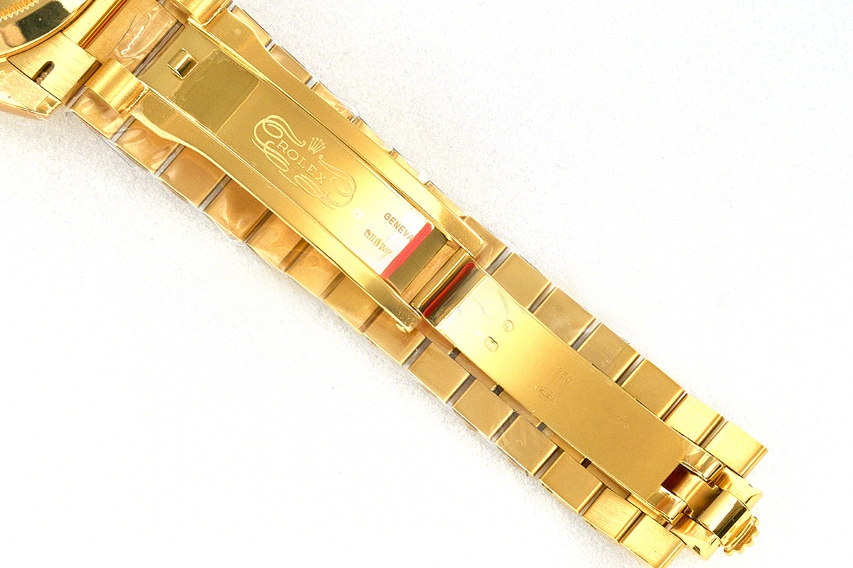 Rolex Daydate 40 228238 Green Dial with Roman Marker in Yellow Gold (Gain Weight)-fasswatch