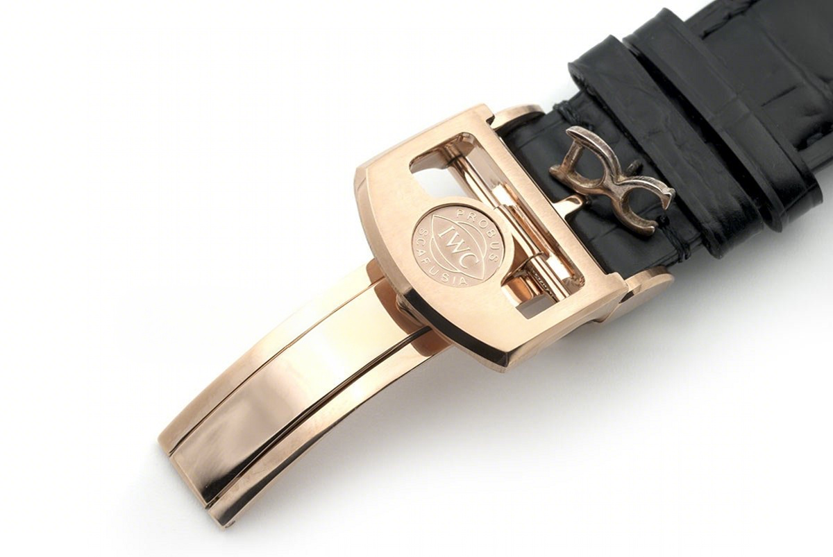 IWC Portugieser Annual Calendar IW5035 Black Dial in Rose Gold-fasswatch