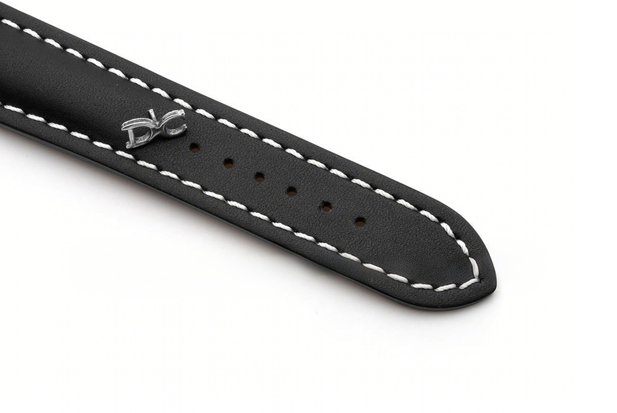 Breitling Transoccean Day & Date Black Dial in Steel on Leather Strap-fasswatch