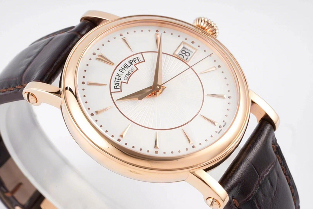 Patek Philippe Calatrava 5153 White Dial in Rose Gold-fasswatch