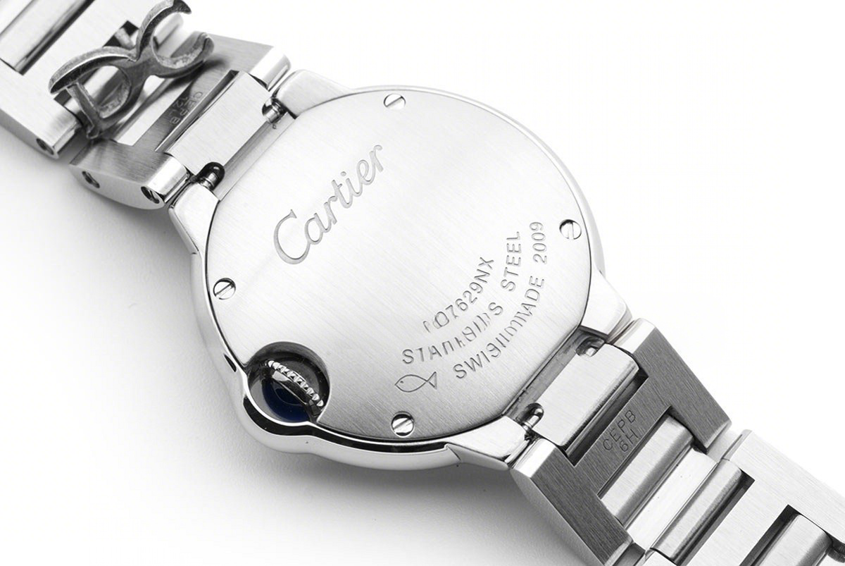 Ballon Bleu de Cartier 28mm White Dial in Steel-fasswatch
