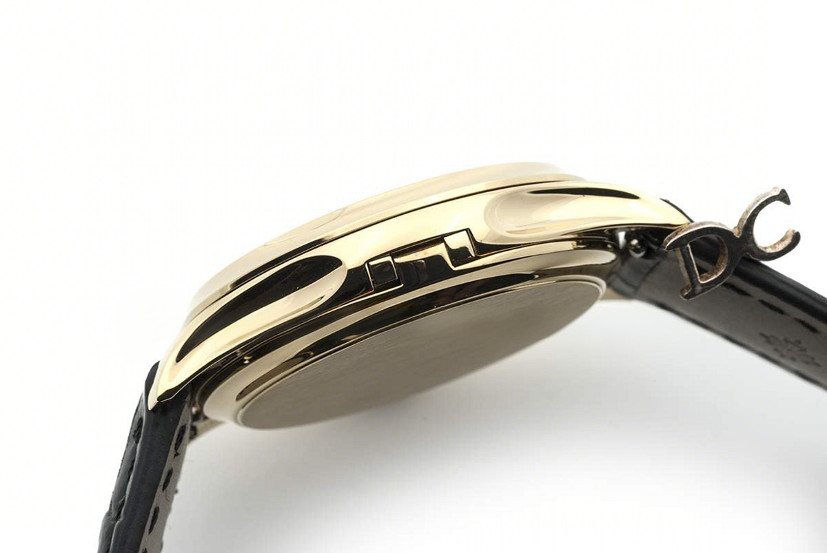 Patek Philippe Calatrava 5227J White Dial in Yellow Gold on Black Leather Strap-fasswatch
