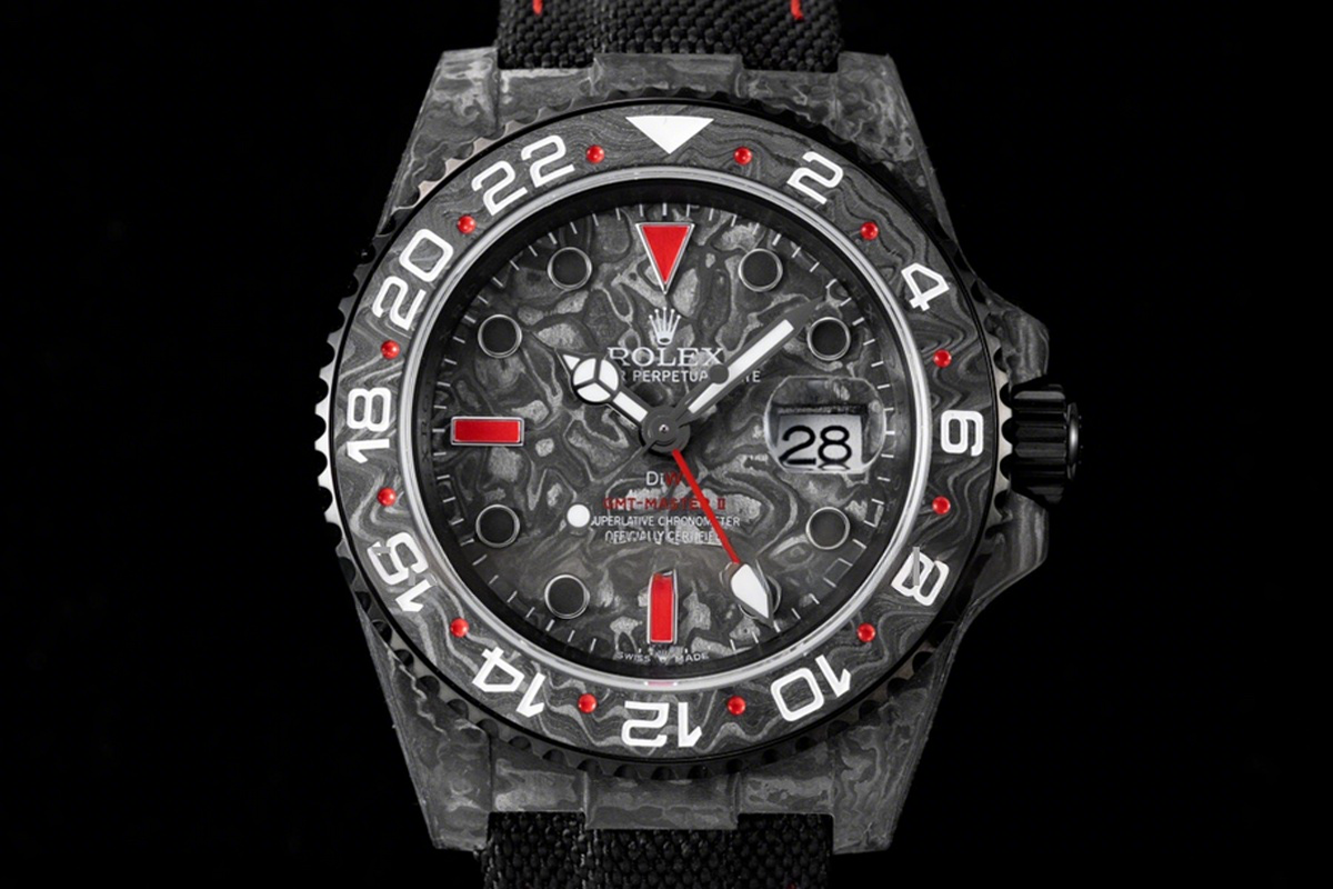 Rolex DIW GMT Speedster Carbon-fasswatch