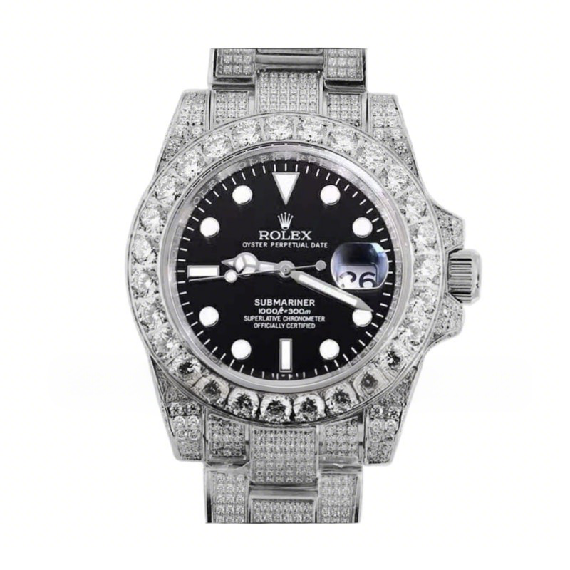 Rolex Submariner 116659 Black Dial with Diamond Markers in Steel-fasswatch