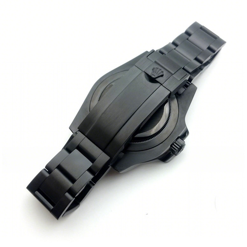 Rolex Blaken Submariner D Blue PVD Steel-fasswatch