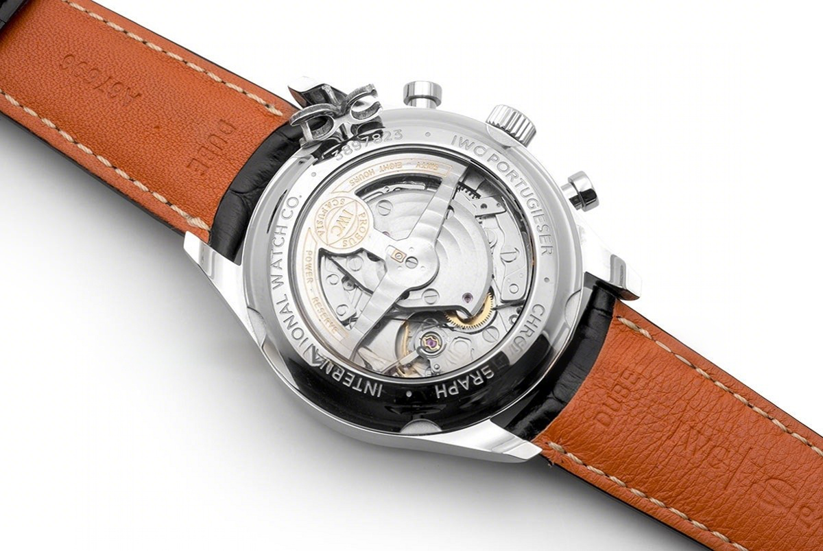 IWC Portuguese Chronograph Series Classic IW390406 Blue Dial in Steel-fasswatch