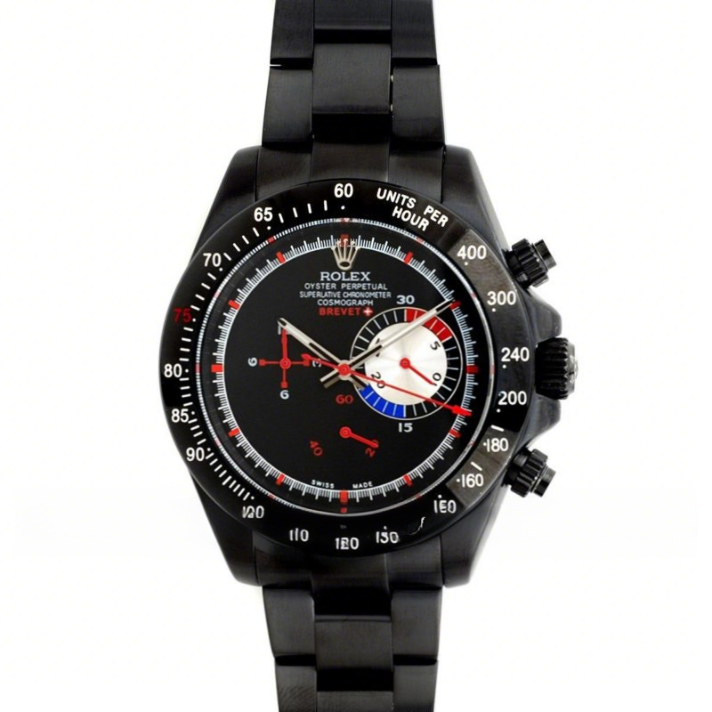 Rolex Brevet+ Daytona in Steel Black PVD-fasswatch