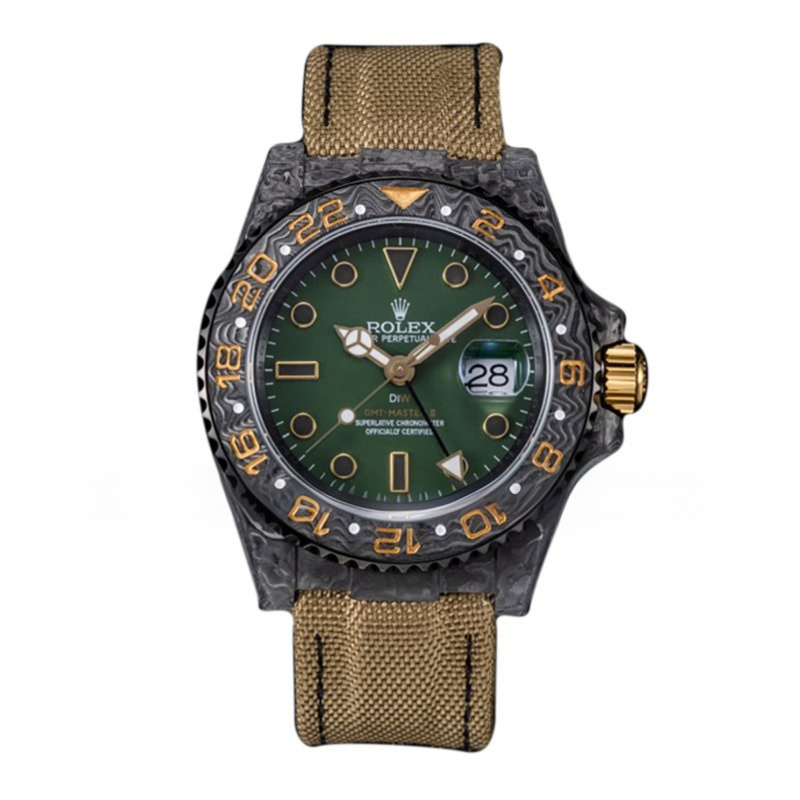 Rolex DIW GMT Desert Camo Carbon-fasswatch