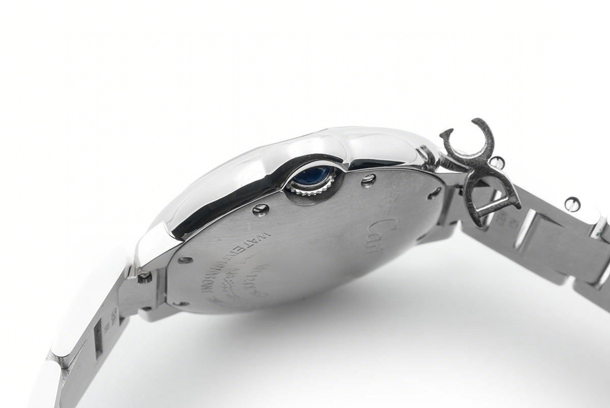 Ballon Bleu de Cartier 28mm White Dial in Steel-fasswatch