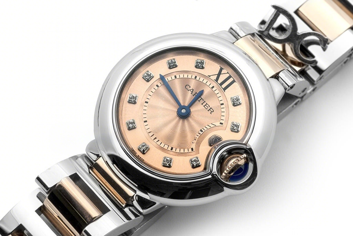 Cartier Ballon Bleu de Cartier 28mm Rose Gold Dial in Steel and Gold-fasswatch