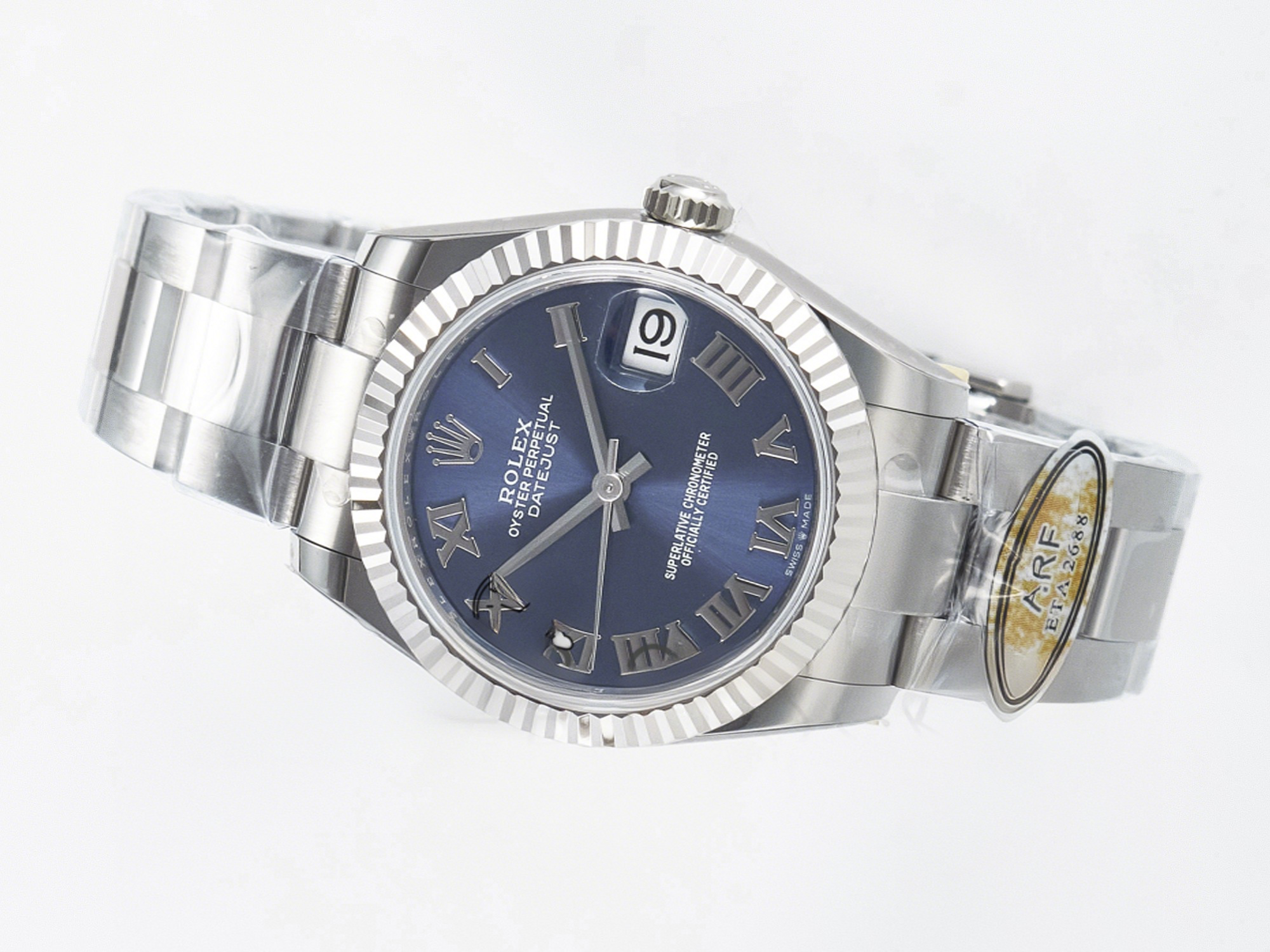 Rolex DateJust 31 278274 ARF 1:1 Best Edition 904L Steel Blue Roman Dial on SS Oyster Bracelet ETA 2688-fasswatch