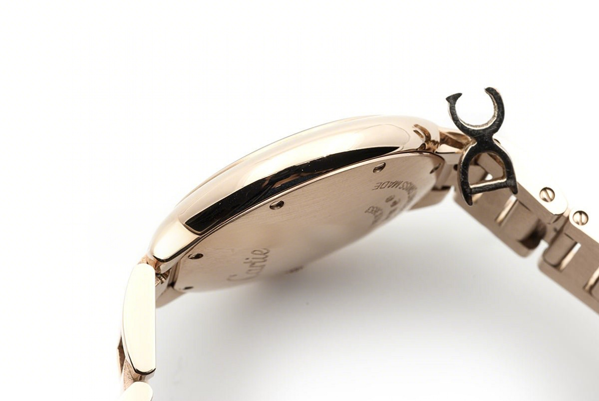 Ballon Bleu de Cartier 33mm White Dial in Rose Gold-fasswatch