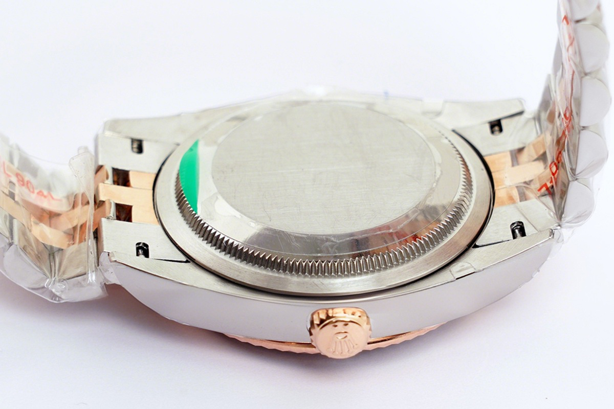 Rolex Datejust 36 126231 Silver Motif Dial in Steel/Rose Gold in Jubilee Bracelet-fasswatch