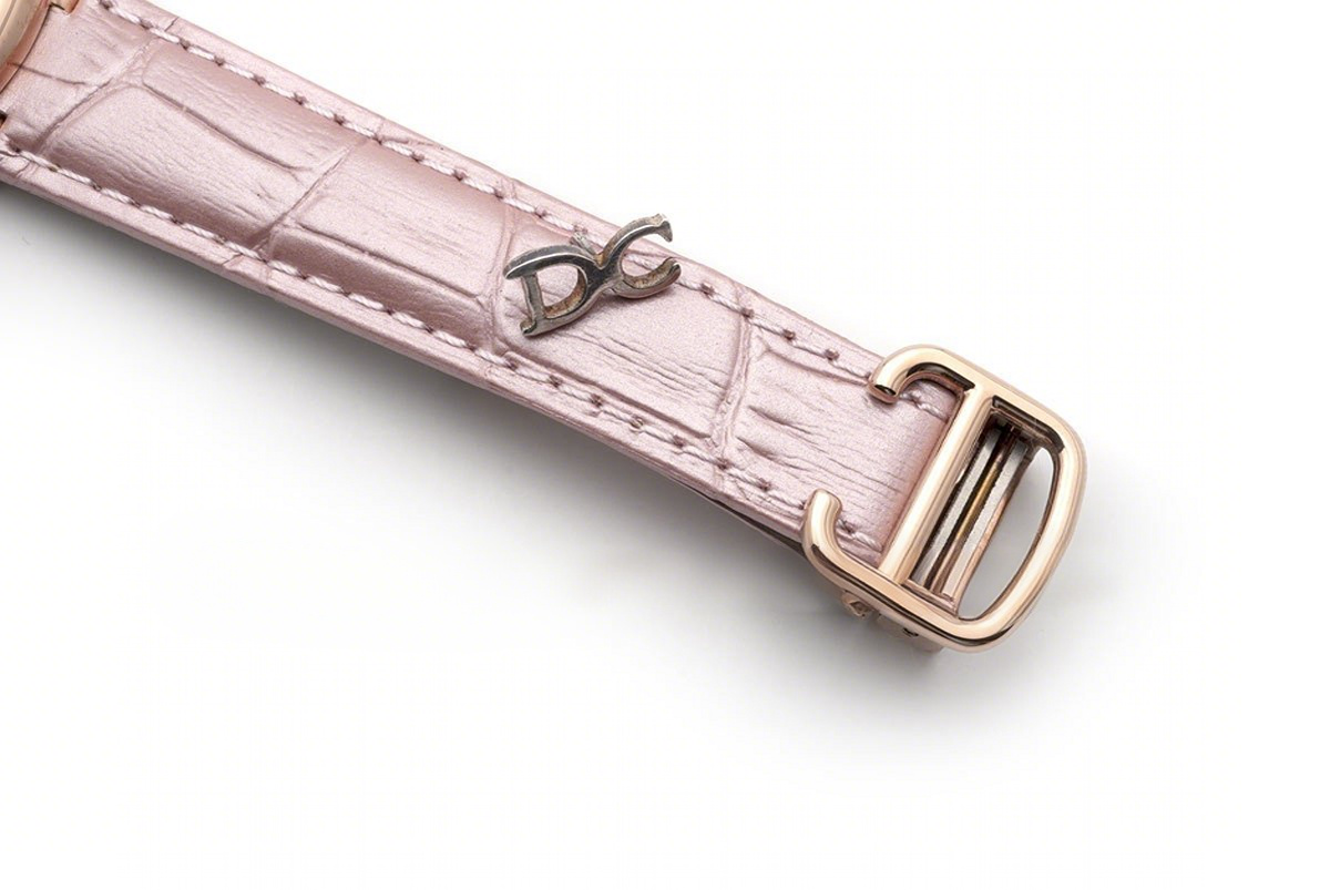 Cartier Ballon Bleu De Cartier 36mm Silver Dial in Pink Gold on Pink Leather Strap-fasswatch
