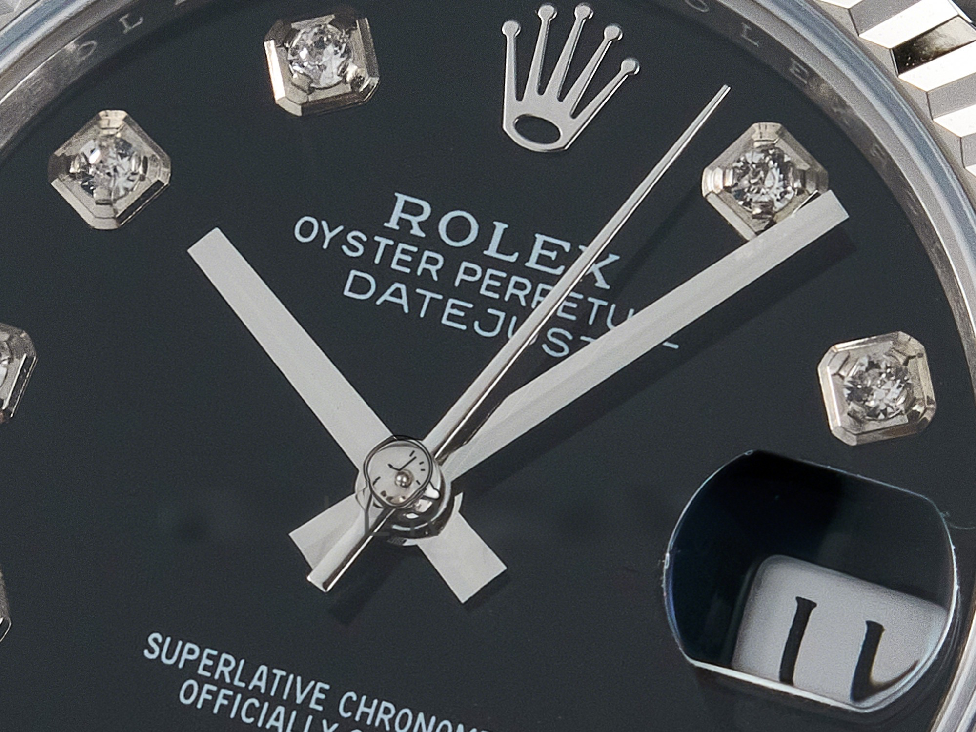 Rolex DateJust 31 278274 ARF 1:1 Best Edition 904L Steel Black Diamonds Dial on SS Oyster Bracelet ETA 2688-fasswatch