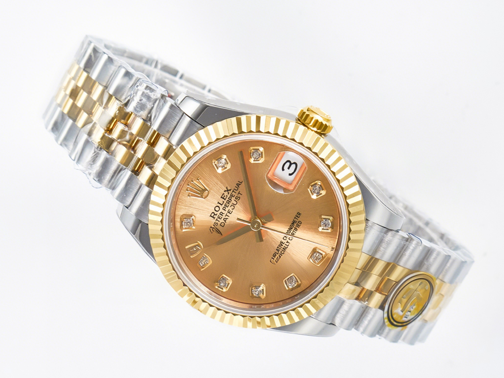 Rolex DateJust 31 278273 ARF 1:1 Best Edition 904L Steel YG Diamonds Dial on SS/YG Jubilee Bracelet ETA 2688-fasswatch