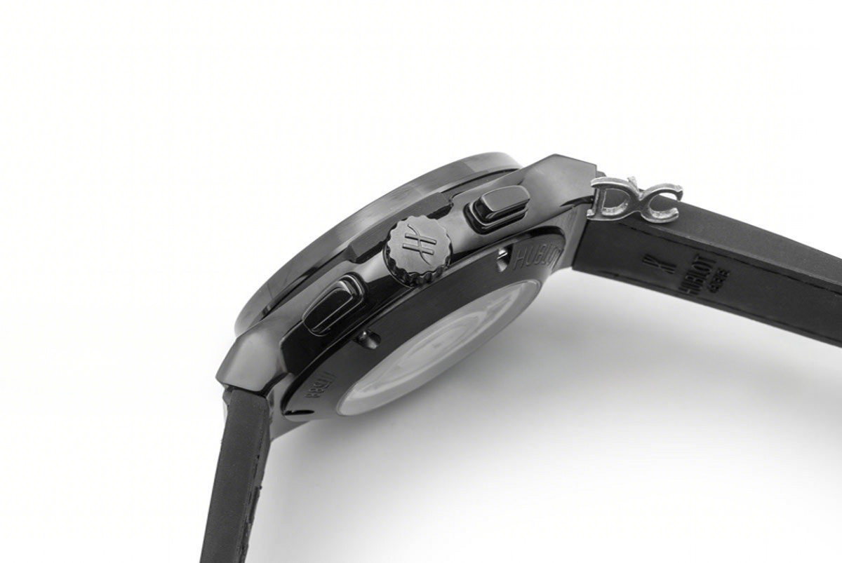 Hublot Classic Fusion Chronograph Blue Dial in PVD-fasswatch