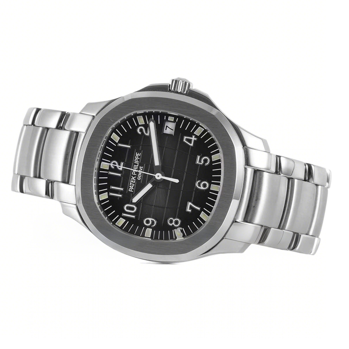 Patek Philippe Aquanaut 5167/1A-001 Black Dial in Steel on Bracelet-fasswatch