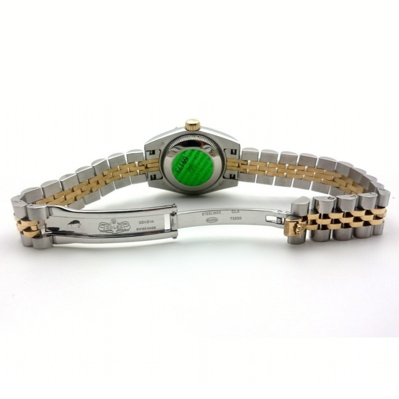 Rolex Datejust Ladies 69173 Dual Tone Steel/Gold with Diamonds-fasswatch