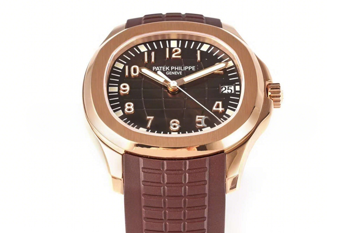 Patek Philippe Aquanaut 5167/1R Brown Dial in Rose Gold-fasswatch