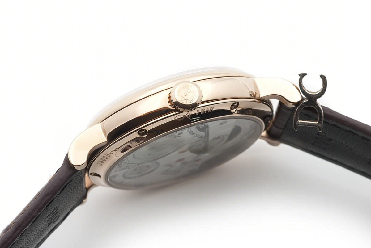 IWC Vintage Portofino Hand Wound IW544803 White Dial in Rose Gold-fasswatch