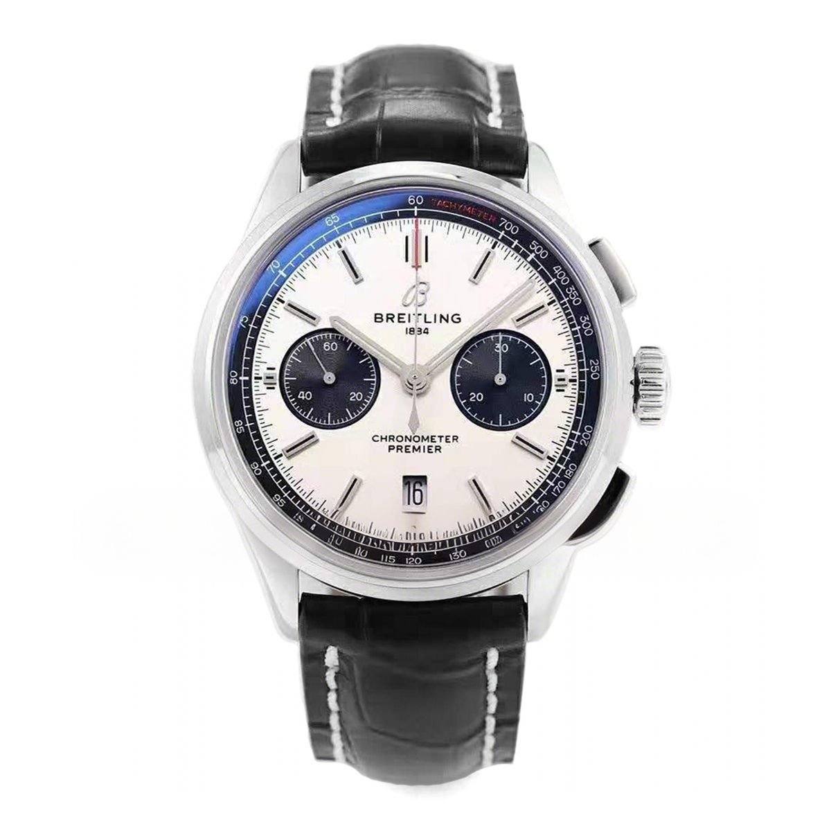 Breitling Premier B01 Chronograph 42 Silver Dial Ref: AB0118221G1X1-fasswatch