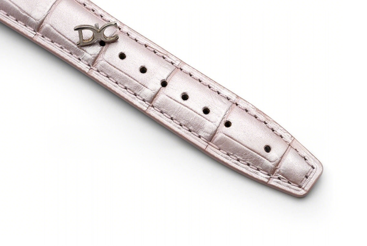 IWC Portugieser Chronograph Automatic White Dial in Rose Gold on Pink Leather Strap-fasswatch