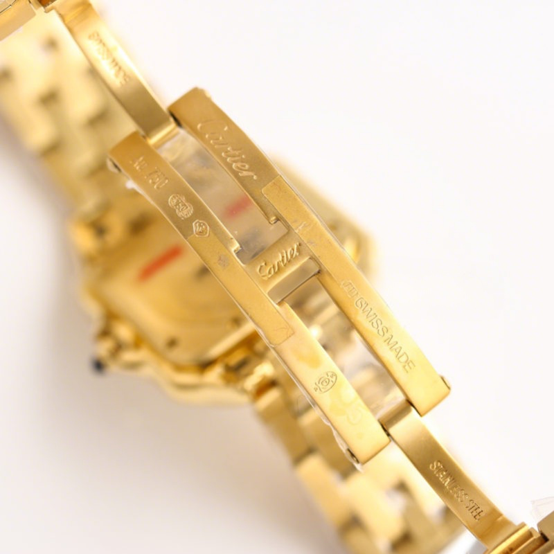 Cartier Panthère De Cartier 27mm White Dial in Yellow Gold-fasswatch