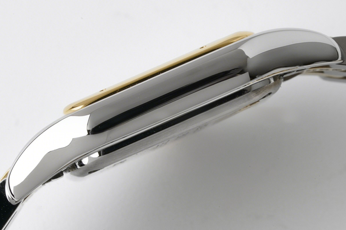 Cartier Panthère De Cartier 22mm White Dial in Steel/Yellow Gold-fasswatch