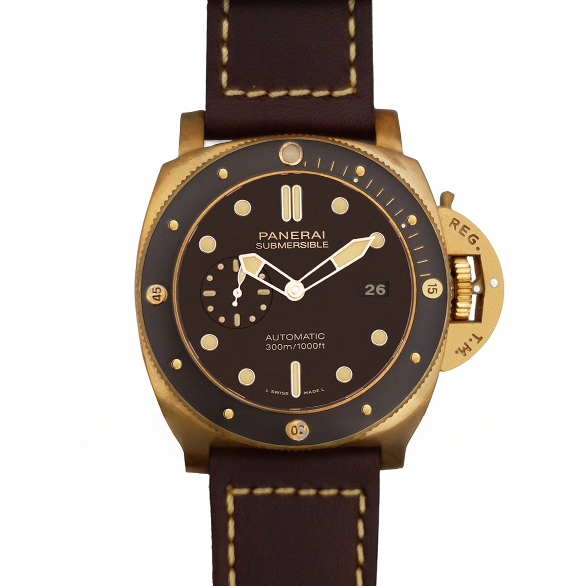 Panerai PAM968 Luminor Submersible Bronzo 47mm-fasswatch