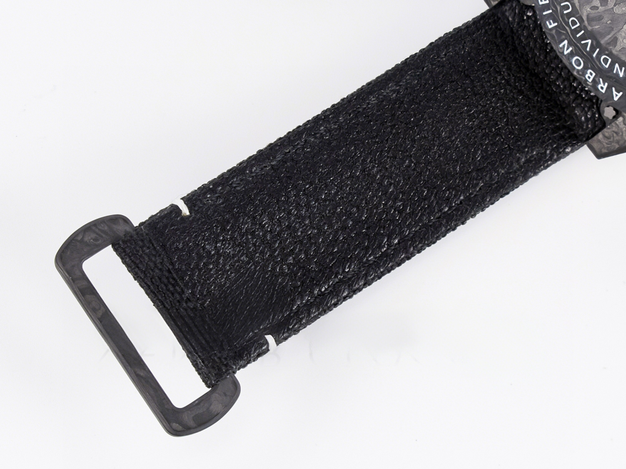 Rolex Sea Dweller 43mm Carbon DIWF Best Edition Black Dial on Black Nylon Strap A2824-fasswatch