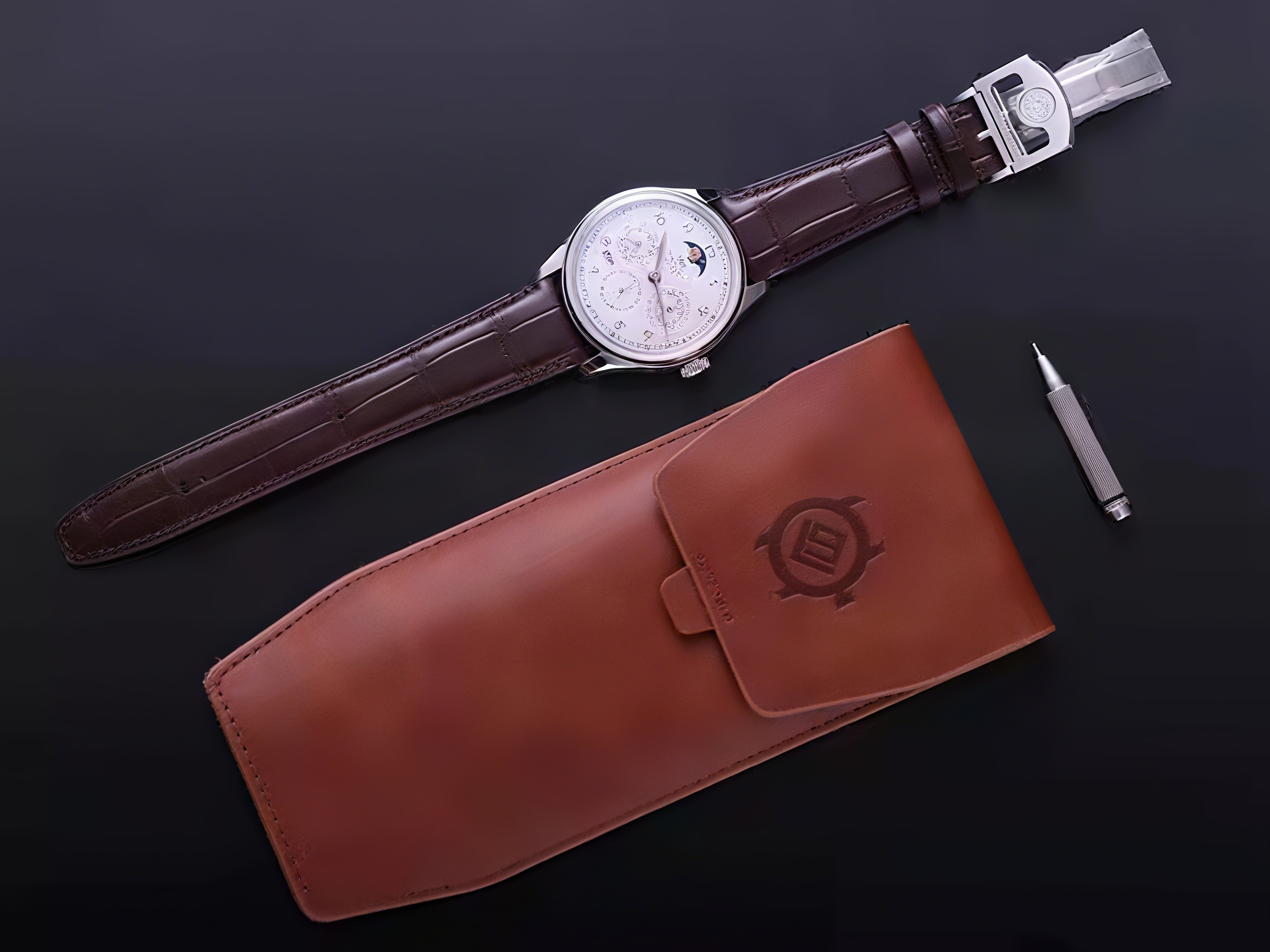 IWC Portugieser Perpetual Calendar IW5033 White Dial in White Gold/Rose Gold-fasswatch