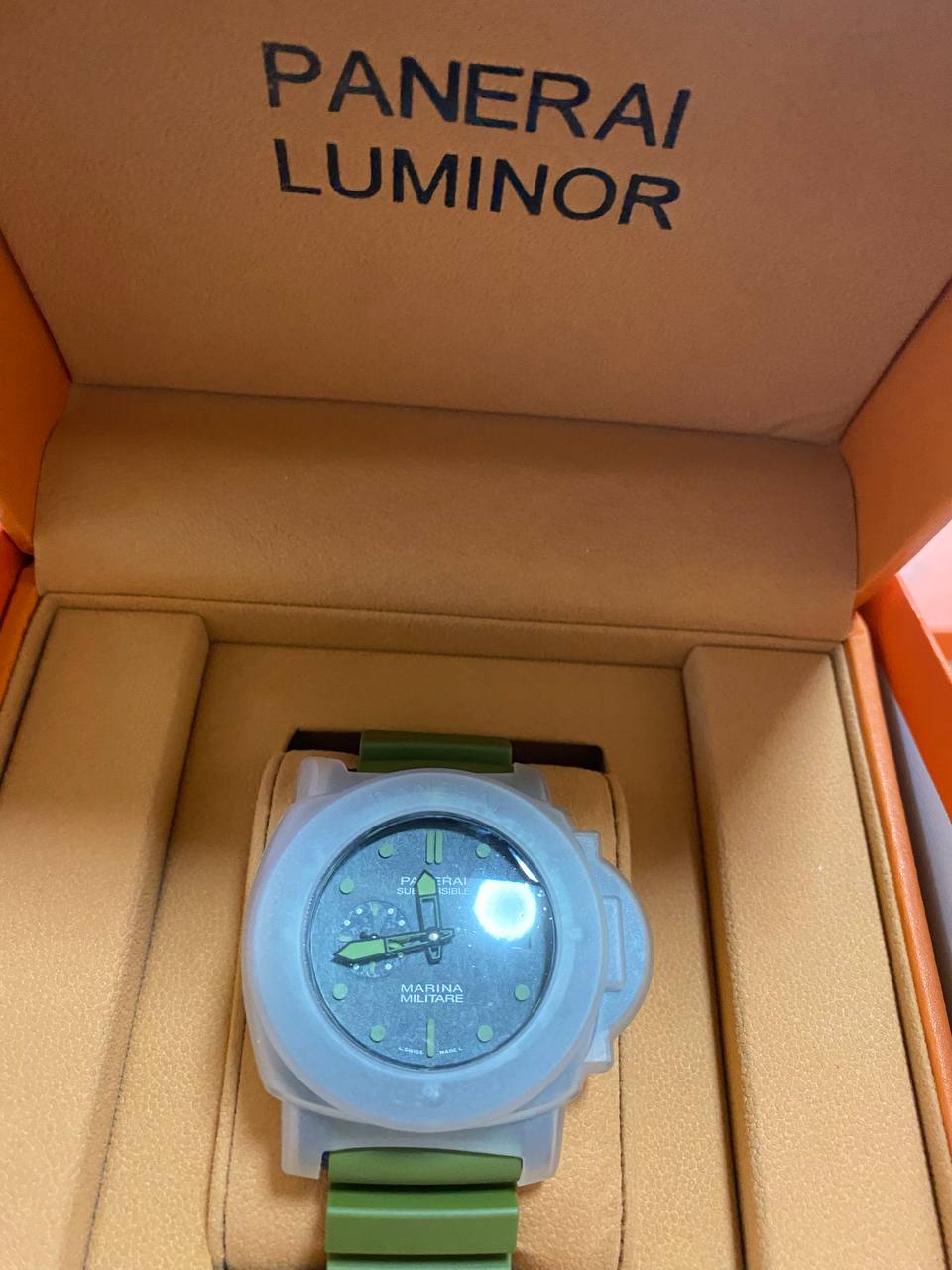 Panerai PAM961 Luminor Submersible Marina Militare Carbotech 47mm-fasswatch