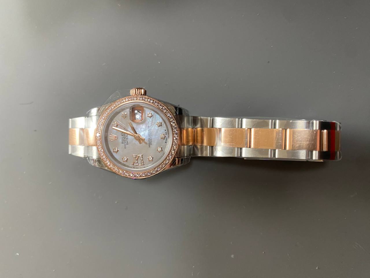 Rolex DateJust 116233 Steel / Rose Gold with Diamonds-fasswatch