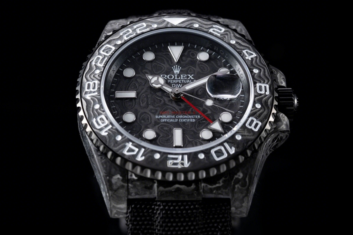 Rolex DIW GMT All Black Carbon-fasswatch
