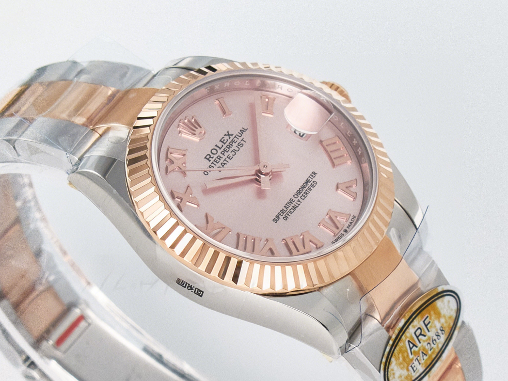 Rolex DateJust 31 278271 ARF 1:1 Best Edition 904L Steel RG Dial Stick Marker on SS/RG Oyster Bracelet ETA 2688-fasswatch